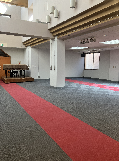 4F「貸会議室 貸ホール」の内観